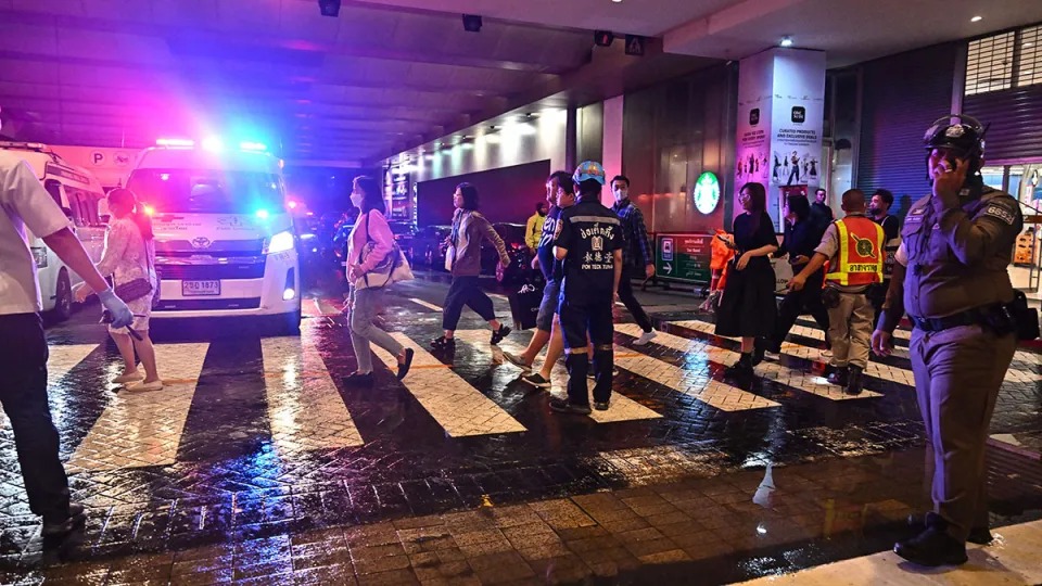 Thai police on Tuesday said they had arrested a 14-year-old suspected gunman after a shooting at a luxury mall in the capital Bangkok that emergency services said had killed three people and injured four others. He is being questioned now.